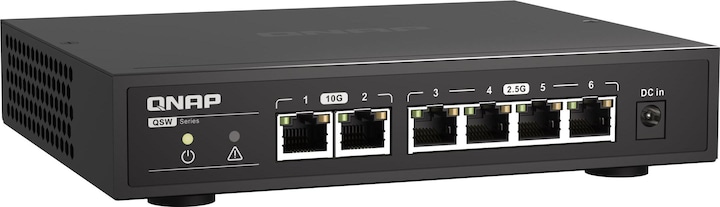 Image du produit QNAP QSW-2104-2T, commutateur 10GbE à 2 ports (6 ports)