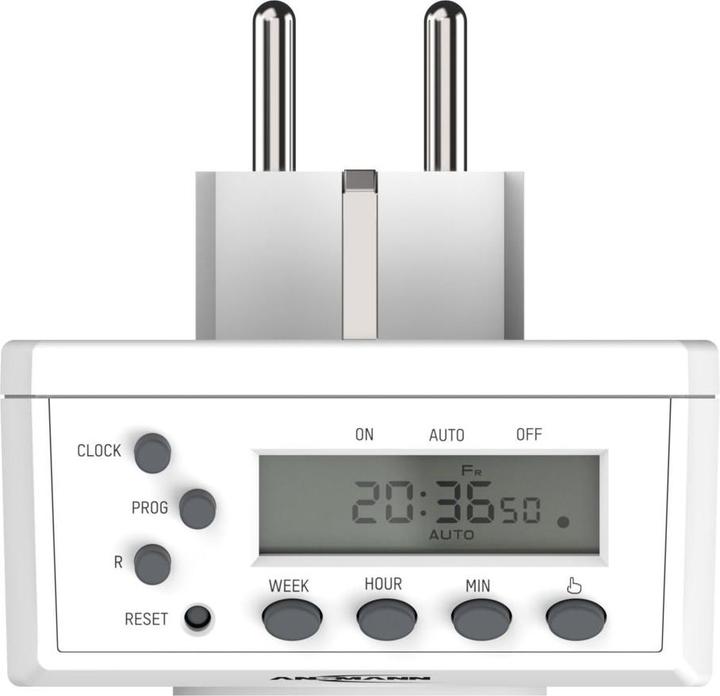 Productafbeelding Ansmann 1260-0011 Digitale timer Dagprogramma, weekprogramma 3680 W (CEE 7/4)