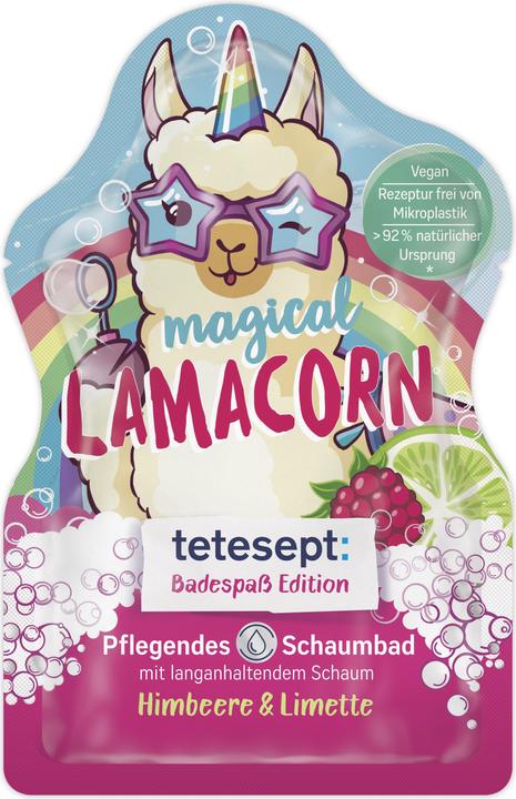 Actual product image Tetesept Lamacorn bubble bath (40 ml, Bubble bath)