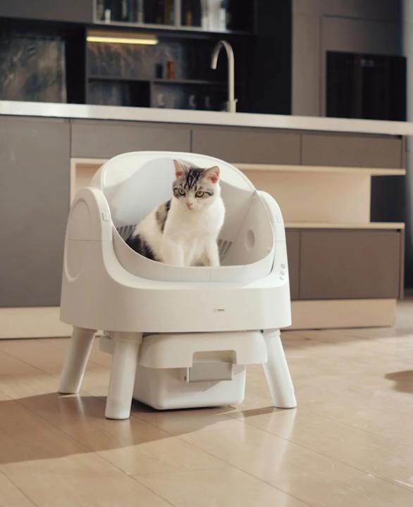 Immagine prodotto Esmée Selbstreinigende Katzentoilette (Lettiera autopulente, Lettiera per gatti aperta)