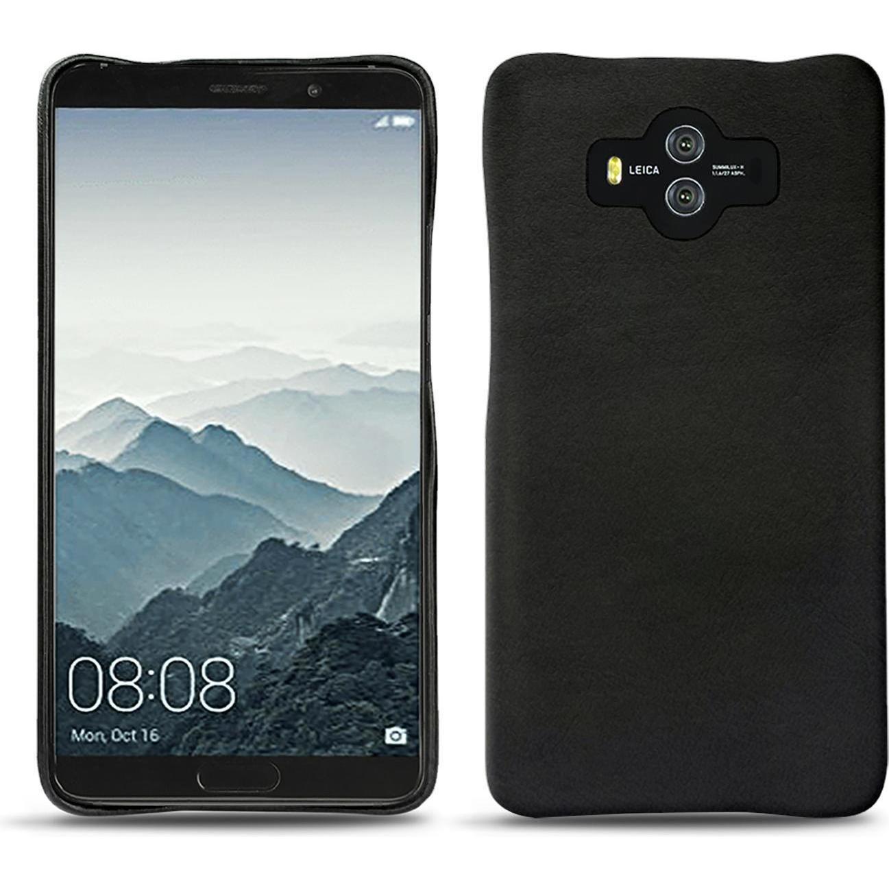 Noreve Lederschutzhülle (Huawei Mate 10), Smartphone Hülle, Schwarz