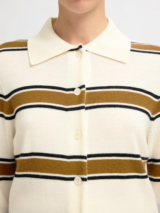 Produktbild Selected 100% Merinowoll Langarm-Poloshirt (M)