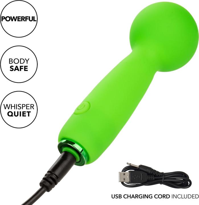 Produktbild CalExotics Neon Vibes The Bubbly Vibe Mini-Massager 10 Vibrationen Grãoen