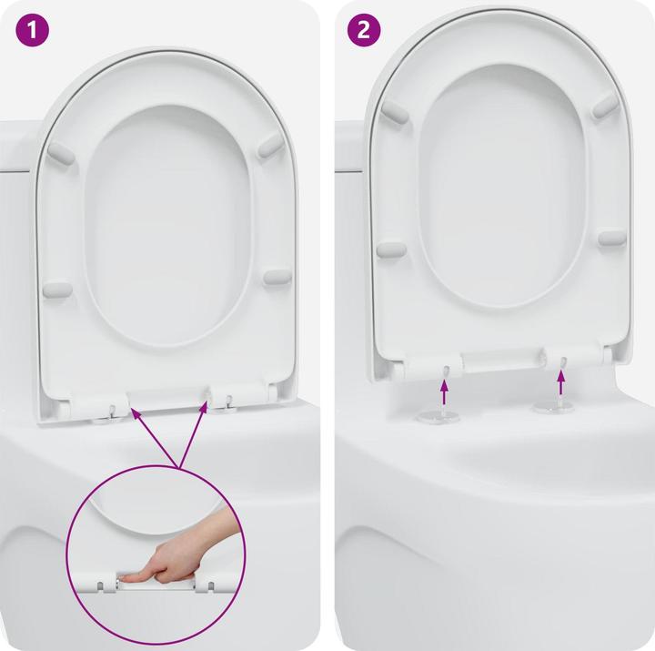 Produktbild vidaXL Toilettensitz