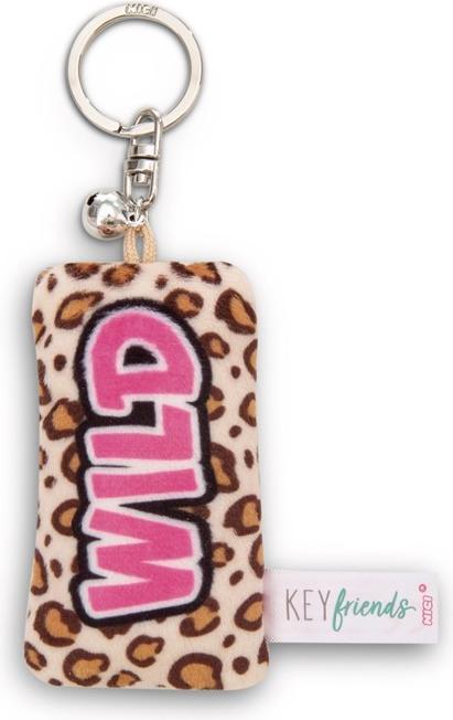 Immagine prodotto Magni NICI Schlüsselanhänger Mini Plüschkissen Wild mit Glöckchen 8cm