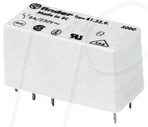 Produktbild Finder PCB relay, Low profile 2CO