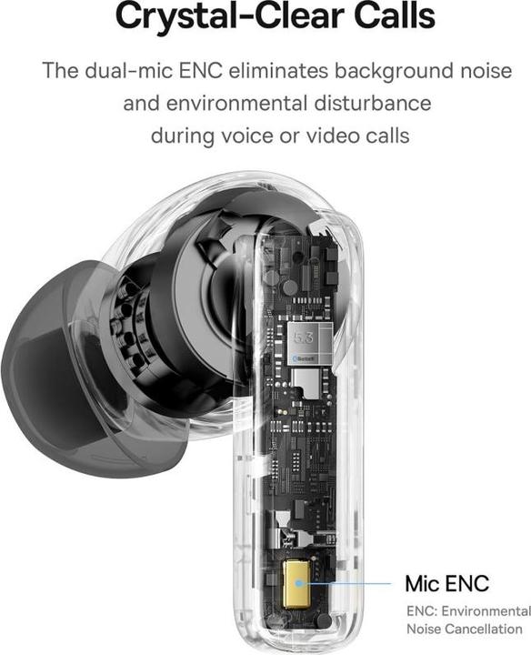 Actual product image Baseus Bowie E20 (ANC, 6 h, Wireless)