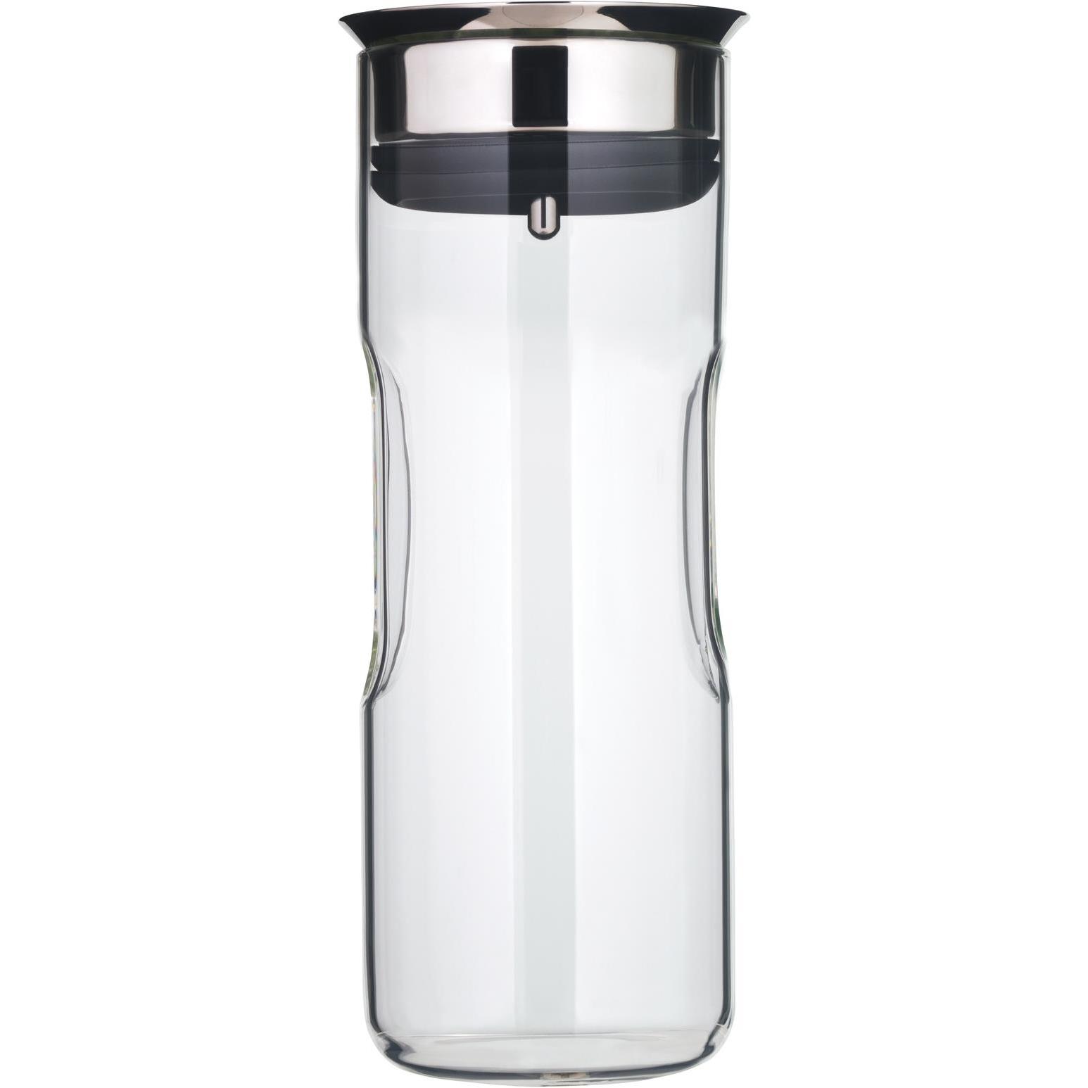 WMF Wasserkaraffe 0,8l Griffmulde Glas Karaffe Motion CloseUp-Verschluss (0.80 l) (06.5104.6040)