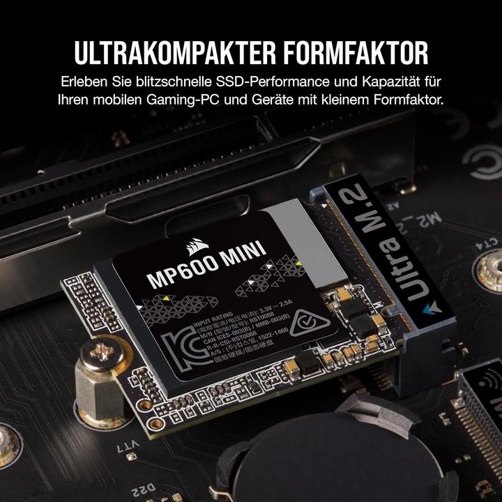 Image du produit Corsair MP600 MINI (2000 Go, M.2 2230)