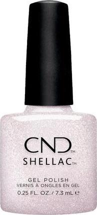 Image du produit CND Shellac Night Brilliance Vernis à ongles UV pailleté or semi-transparent Collection Gleam & Glow (Or, Vernis à ongles effet gel)