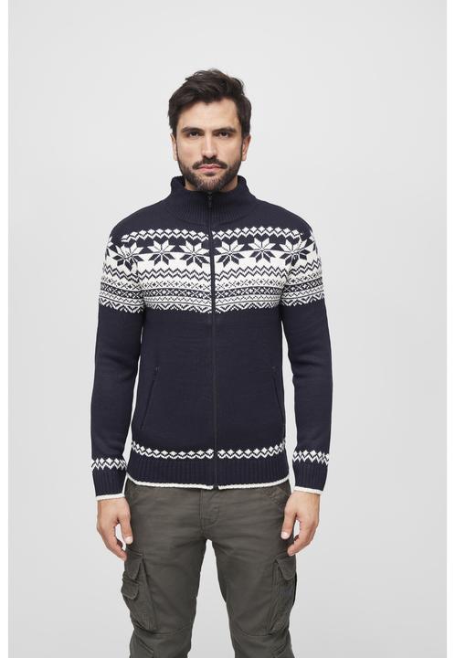 Produktbild Brandit Norwegian Strickjacke Grösse S Farbe Navy (S)