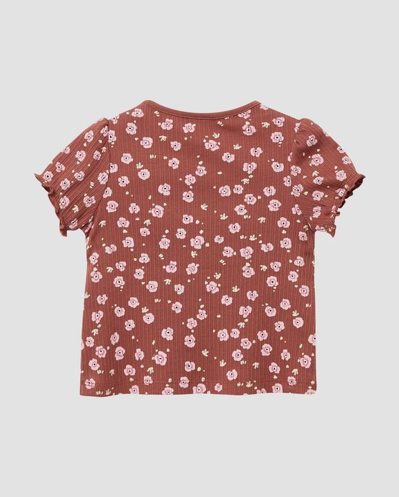 Produktbild S.Oliver T-Shirt Elastisches T-Shirt aus Rippware mit Puffärmeln (74)