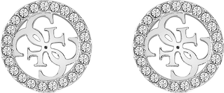 Guess Fashion steel earrings with cubic zirconia JUBE02161JWRHT/U (Edelstahl)