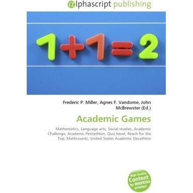 Academic Games, Schulbücher von Frederic P. Miller, John McBrewster, Agnes F. Vandome