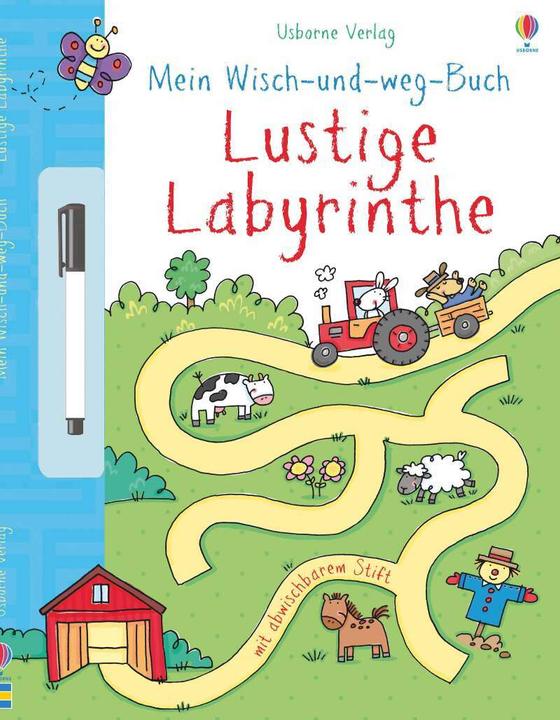 Produktbild Mein Wisch-und-Weg-Buch. Lustige Labyrinthe (Deutsch, Jessica Greenwell, 2013)