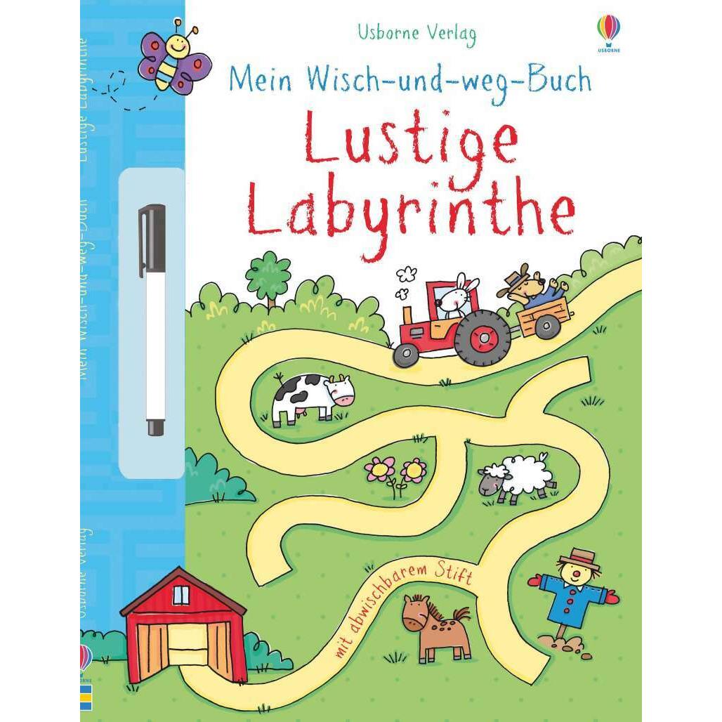 Mein Wisch-und-Weg-Buch. Lustige Labyrinthe, Kinderbücher von Jessica Greenwell