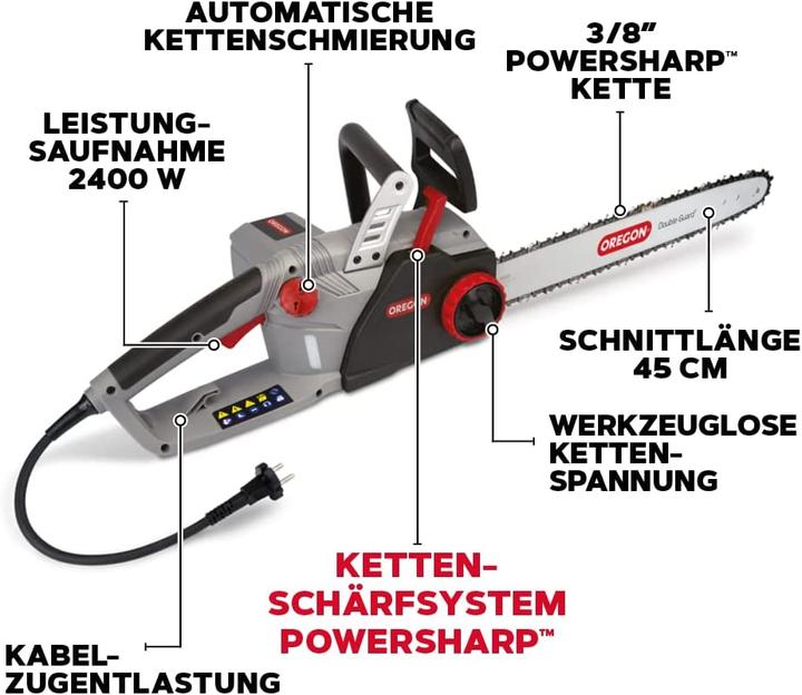 Actual product image Oregon CS1500 Single (Electric chain saw)