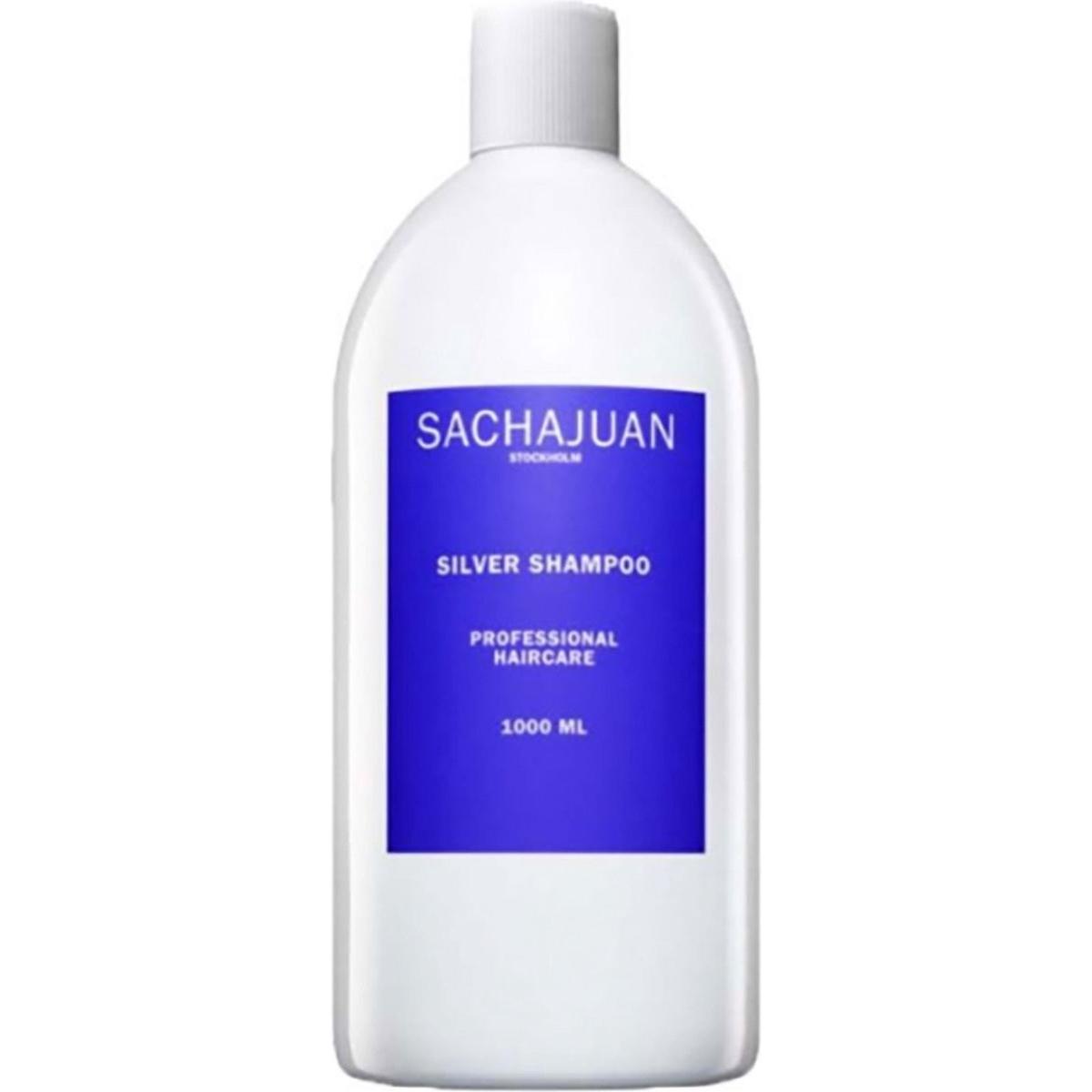 Sachajuan, Shampoo, Colore Argento (1000 ml, Shampoo liquido)