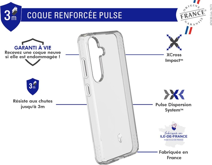 Produktbild Force Case Hülle für Galaxy S24 Plus Verstärkt PULSE (Samsung Galaxy S24+)