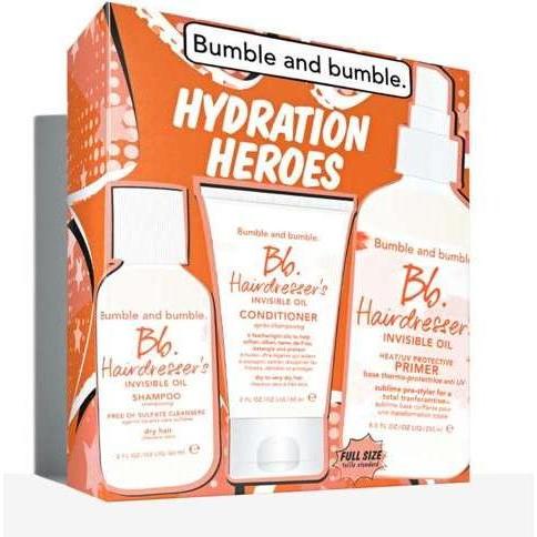 Bumble and bumble, Lozione corpo, Set di oli invisibili per parrucchieri - Un set premium per la cura dei capelli lisci e nutriti