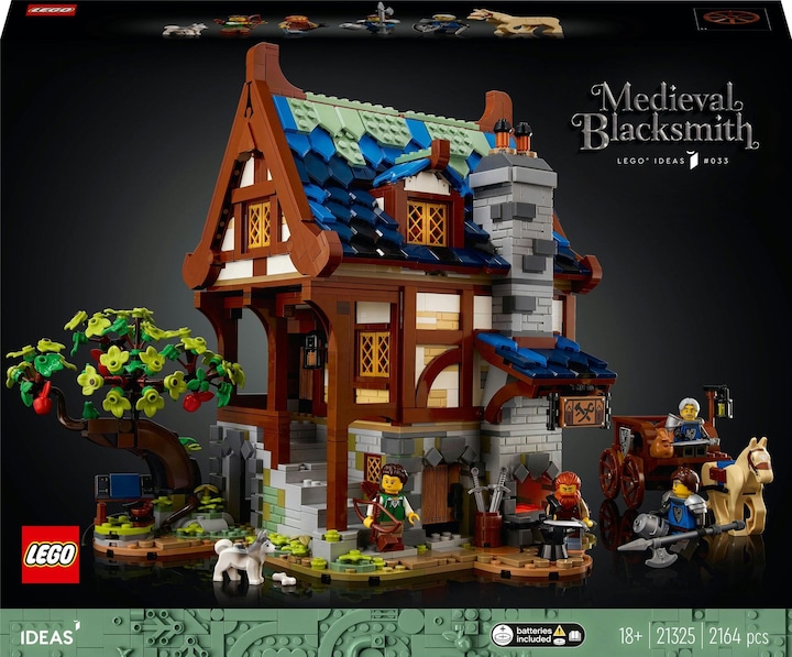 LEGO Mittelalterliche Schmiede (21325, LEGO Ideas, LEGO Seltene Sets)