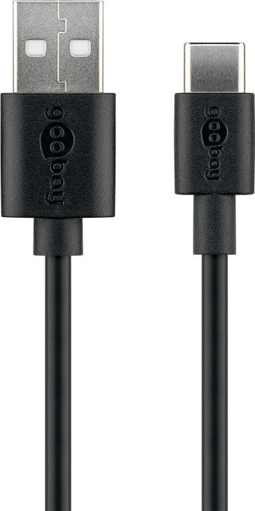 Actual product image Goobay USB-A to USB-C cable (2 m, USB 2.0)