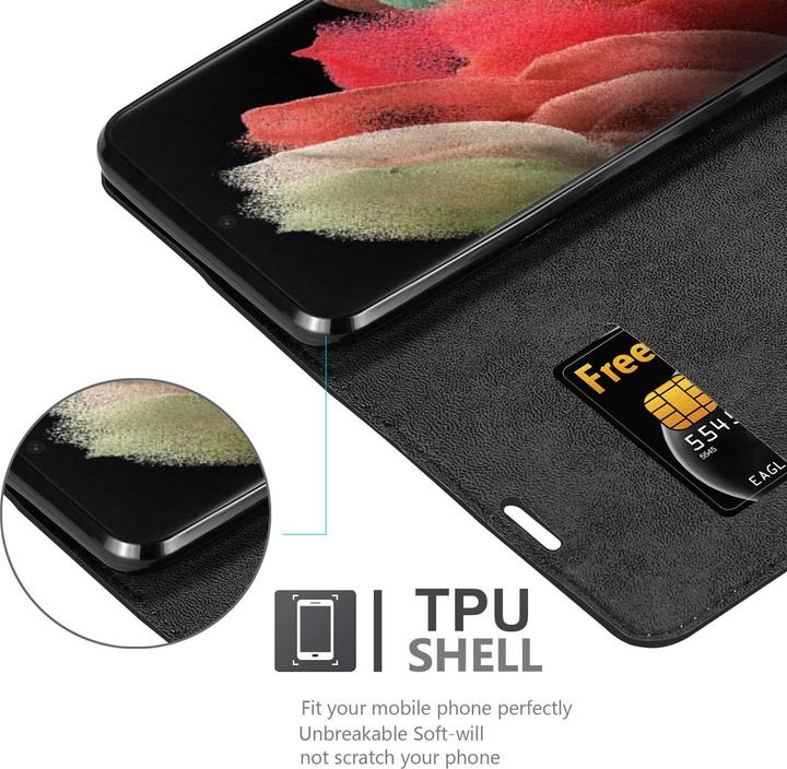 Productafbeelding Cadorabo Boek Onzichtbare Magneethoes (Samsung Galaxy S21 Ultra)
