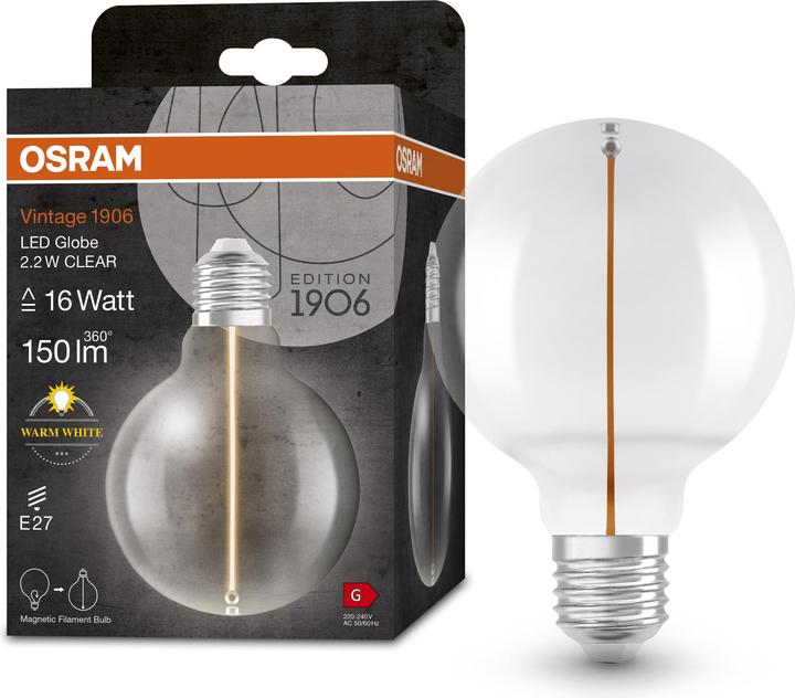 Image du produit Ledvance Lampe LED (E27, 2.20 W, 150 lm, 1 x, G)