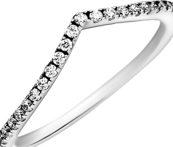 Actual product image Pandora Sparkling Wish Ring (56, 925 Silver)