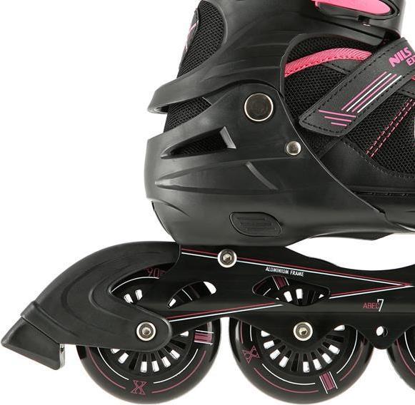 Produktbild Nils Rollschuhe NA19088 Schwarz-Pink GRÖSSE S (31-34) INLINE-SKATES EXTREME (33)