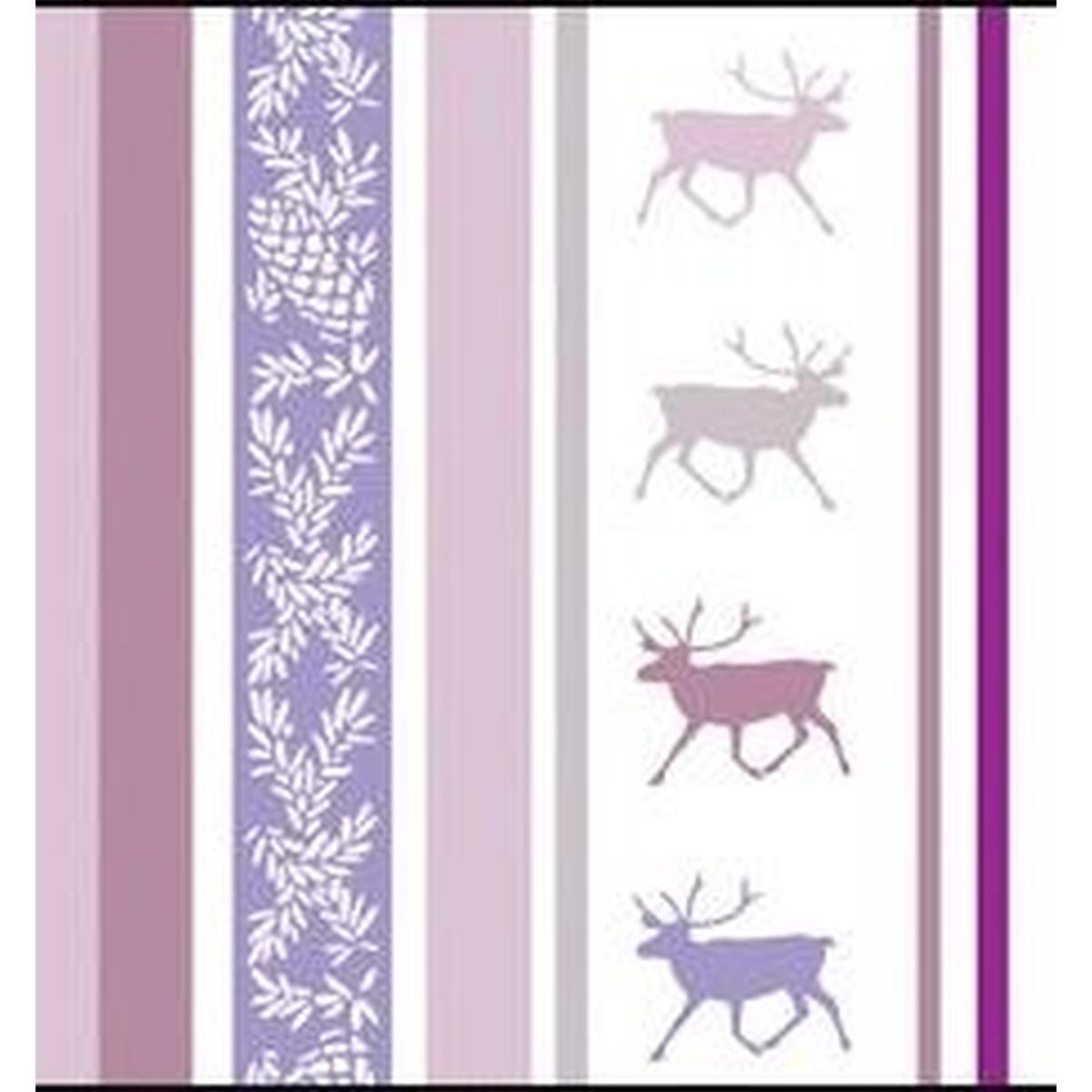 Ursus, Bastelpapier, Transparentpapier 115 g/qm A4 VE=25 Blatt Classic Christmas flieder/brombeer Motiv 4 (115 g/m², 1 x...