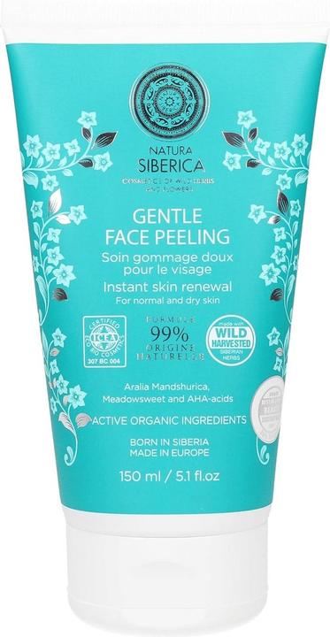 Actual product image Natura Siberica Gentle Face Peeling for Normal and Dry Skin (Cleansing scrub, 150 ml)