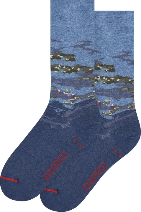 Actual product image MuseARTa Socks Claude Monet - Water Lilies II (Single pack, 36 - 40)