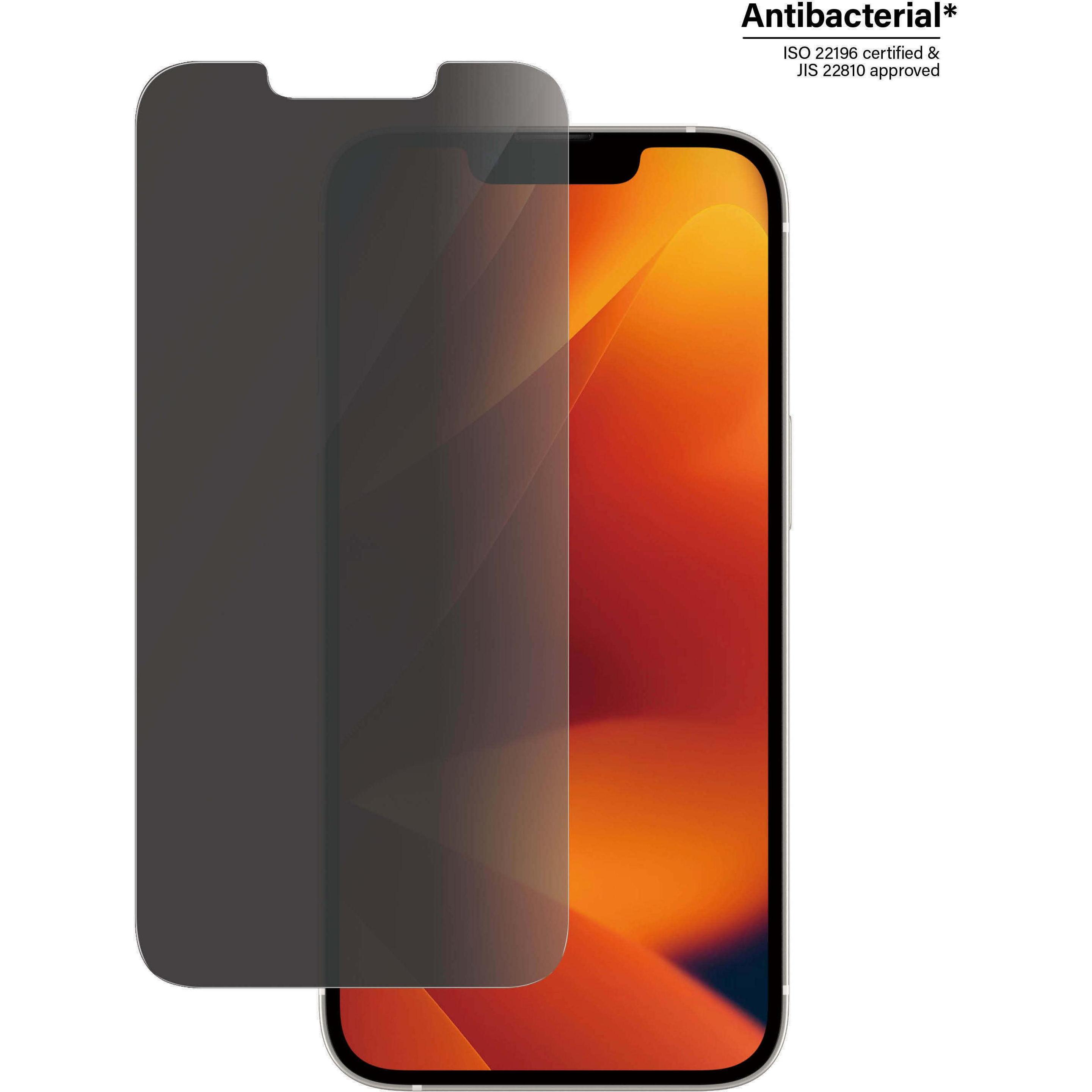 PanzerGlass Classic Fit Privacy (1 Stück, Apple iPhone 14, Apple iPhone 13 Pro, Apple iPhone 13), Smartphone Schutzfolie...