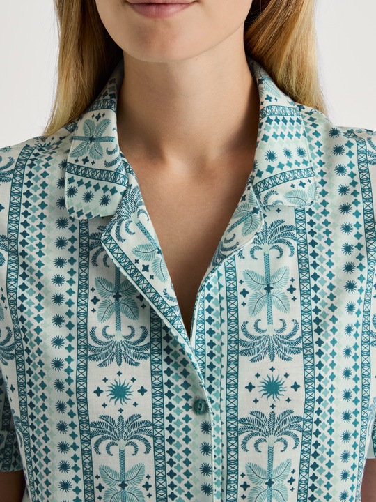 Actual product image Calida Palm Dreams Kurzarm-Nachthemd (M)
