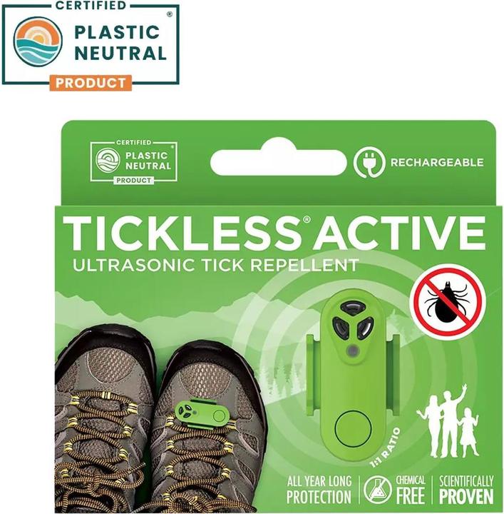 Image du produit Tickless Active, Automatique, Insectifuge, Corail, Batterie