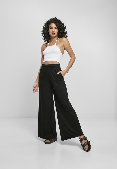 Urban Classics Ladies Modal Terry Wide Leg Sweatpants (S)