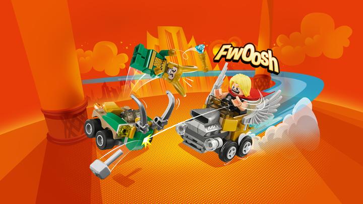 Actual product image LEGO Mighty Micros: Thor vs. Loki (76091, LEGO Marvel)