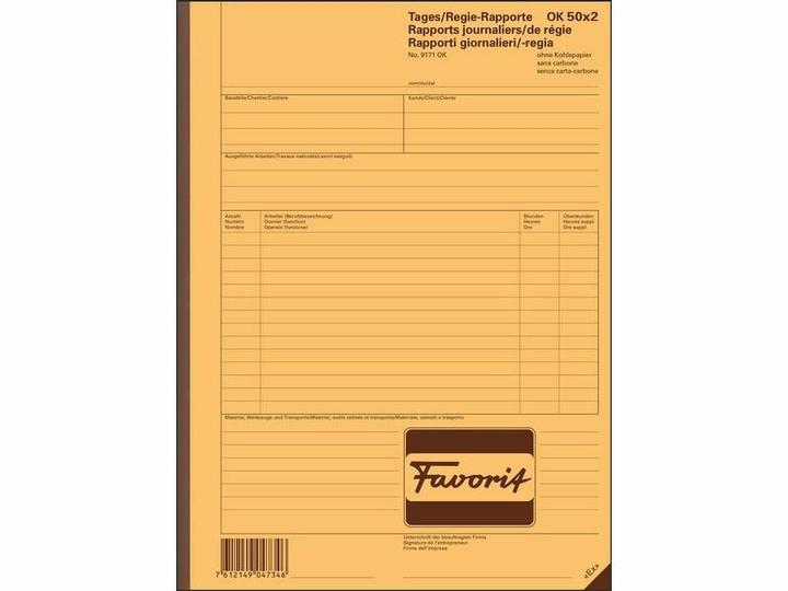 Produktbild Favorit Regierapporte (100 x)
