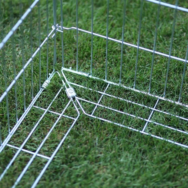 Immagine prodotto Kerbl Recinto per esterni con barriera di fuga 115x115x65cm, con rete di protezione