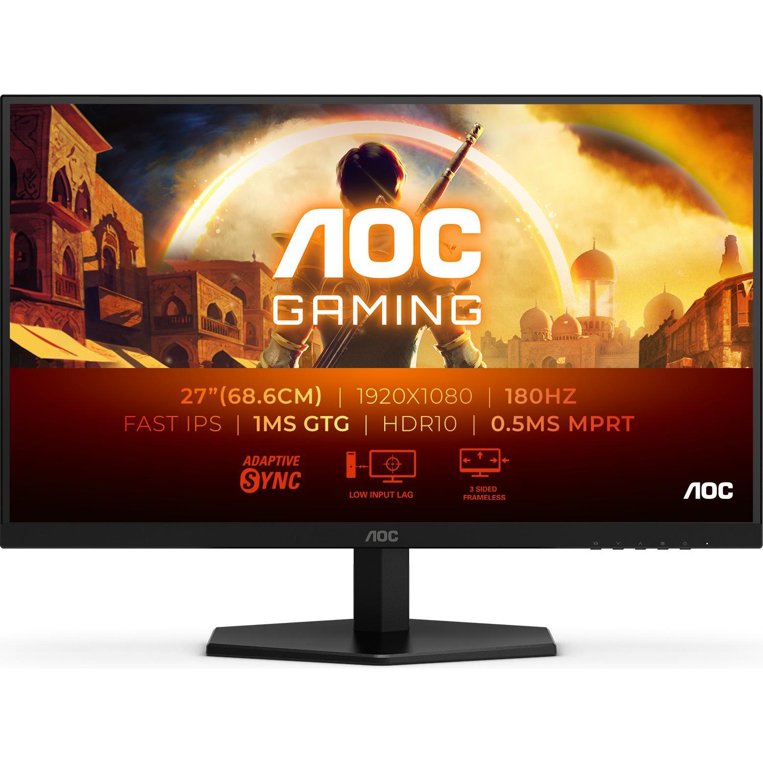 AOC 27G42E (1920 x 1080 Pixel, 27"), Monitor, Schwarz