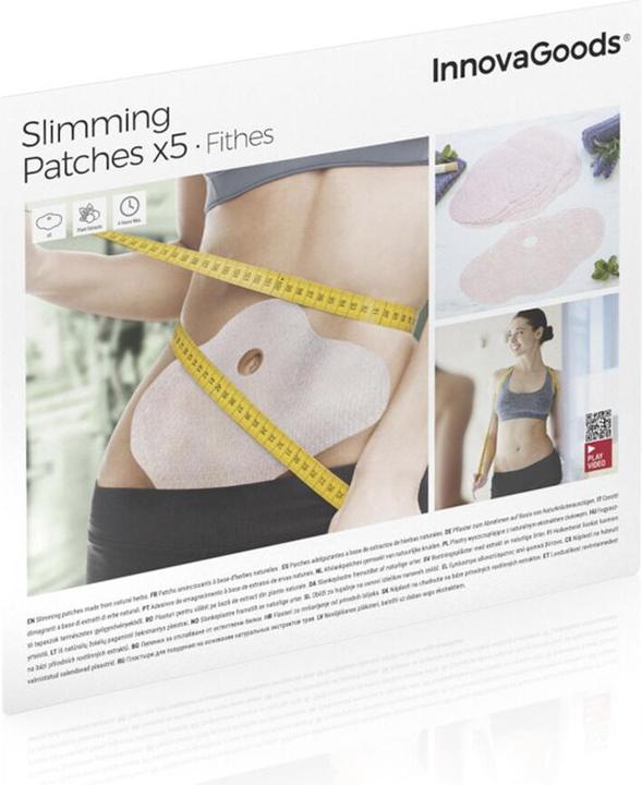 Actual product image InnovaGoods Slimming plasters with natural herbal extract (5 x)