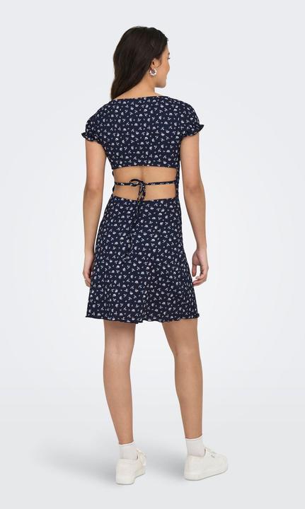 Produktbild Only Normal geschnitten V-Ausschnitt Glockenärmel Midikleid Kleid (XS)