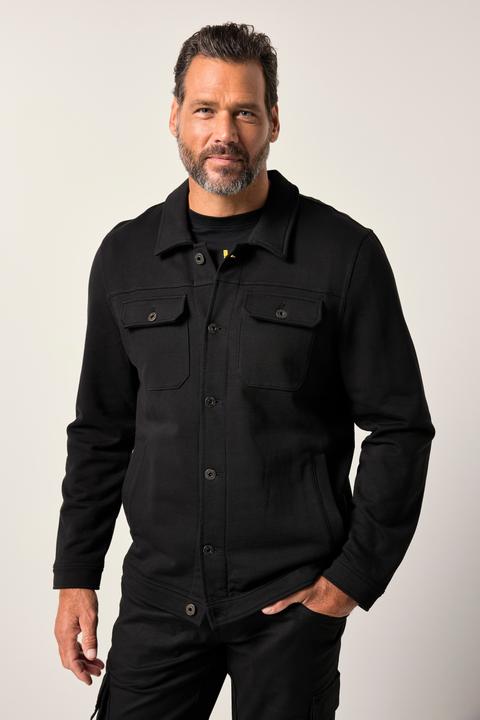 Produktbild JP1880 Sweatjacke, Truckerstyle, Rückenprint, 3 Taschen (L)