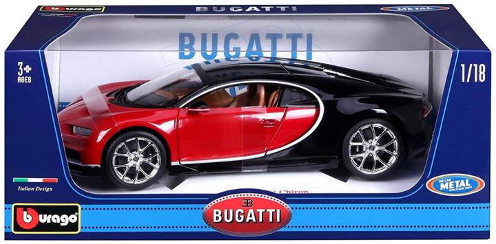 Actual product image Bburago 1:18 Bugatti Chiron model car