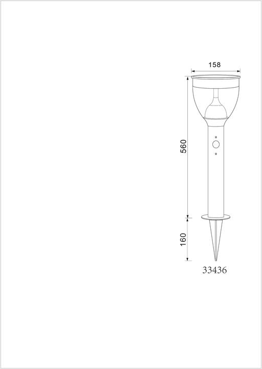 Produktbild Globo Solarleuchte (150 lm, IP44)