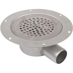 Blücher Ablauf Circle - mit Wassersperre, Vinyl, Rost: Ø155mm, Ablauf Ø50mm (283.300.050 V)