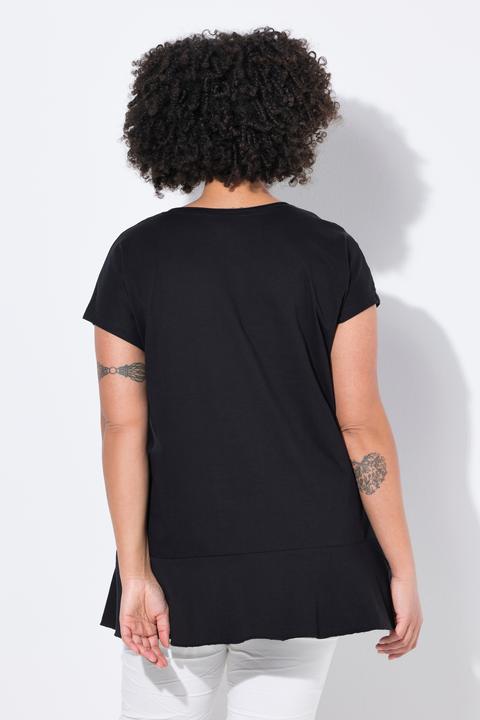 Immagine prodotto Angel of Style T-Shirt, oversized, Pailletten-Stern, Volant (50)