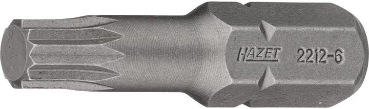 Image du produit HAZET Embout-tournevis (bit) 2212-6 ∙ Hexagone massif 8 (5/16 pouce) ∙ Profil denture multiple inté… (Denture interne)