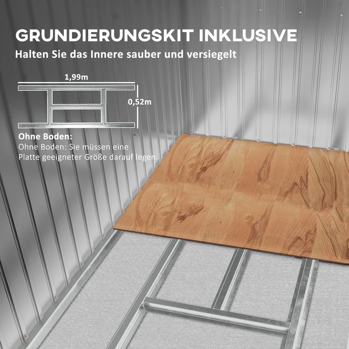 Produktbild Outsunny Gerätehaus Stahl Grün
